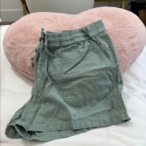 J. Crew Green Shorts Relaxed Fit
